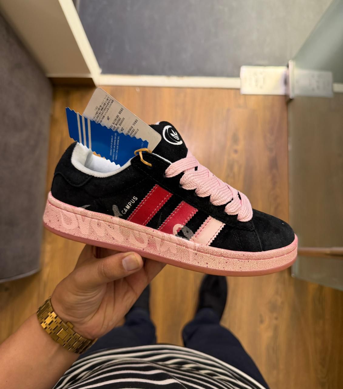 FIRST COPY ADIDAS CAMPUS BLACK PIN - Image 7