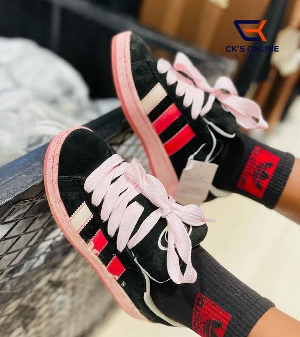 FIRST COPY ADIDAS CAMPUS BLACK PIN - Image 6