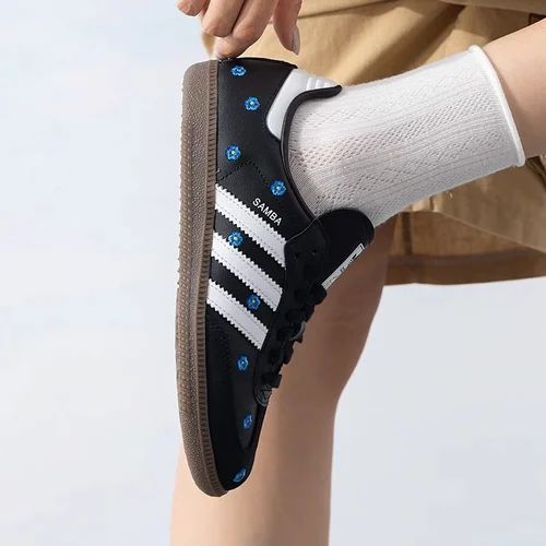 FIRST COPY ADIDAS SAMBA BLACK FLORAL - Image 6