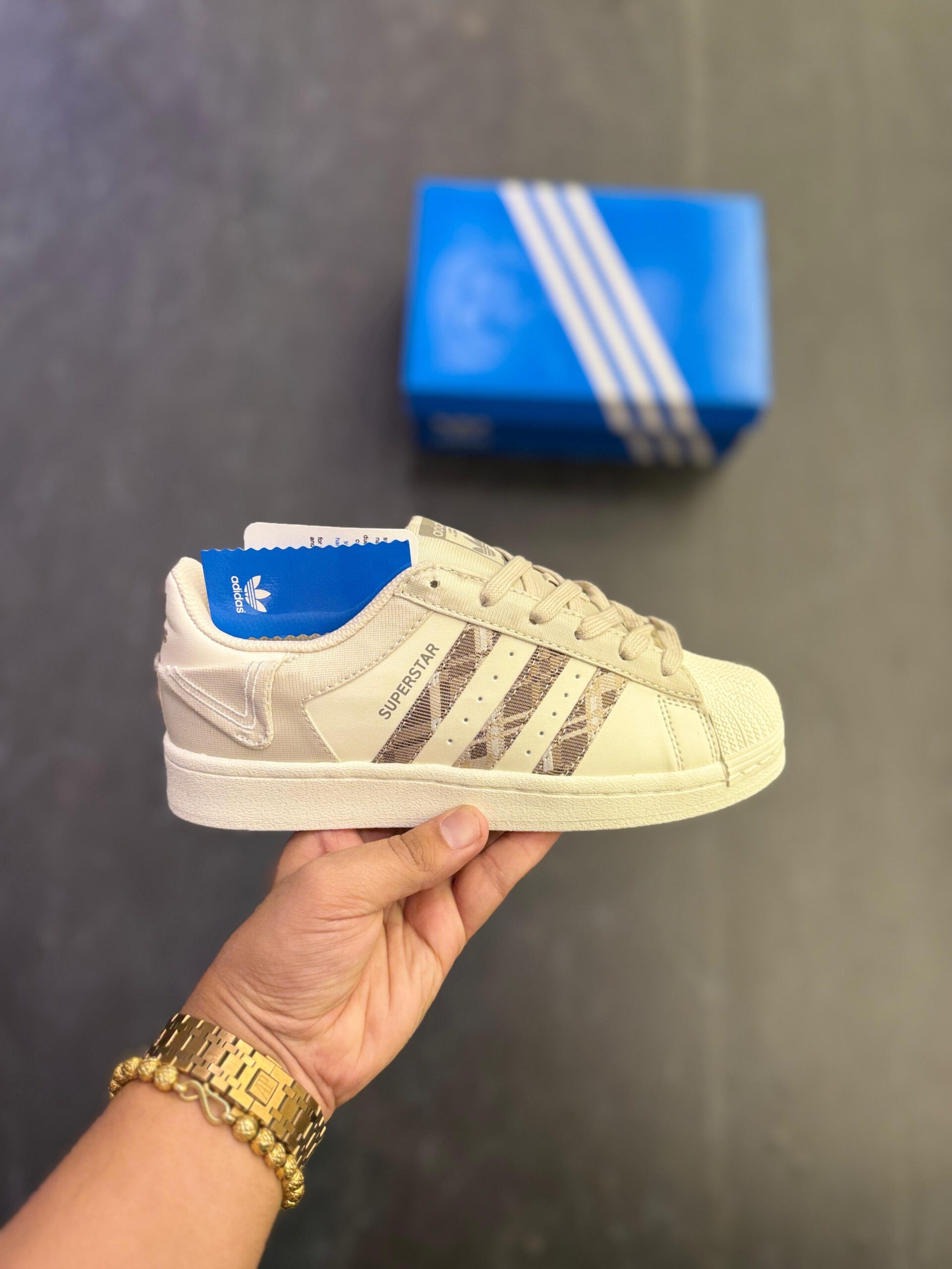 FIRST COPY ADIDAS SUPERSTAR BROWN - Image 2