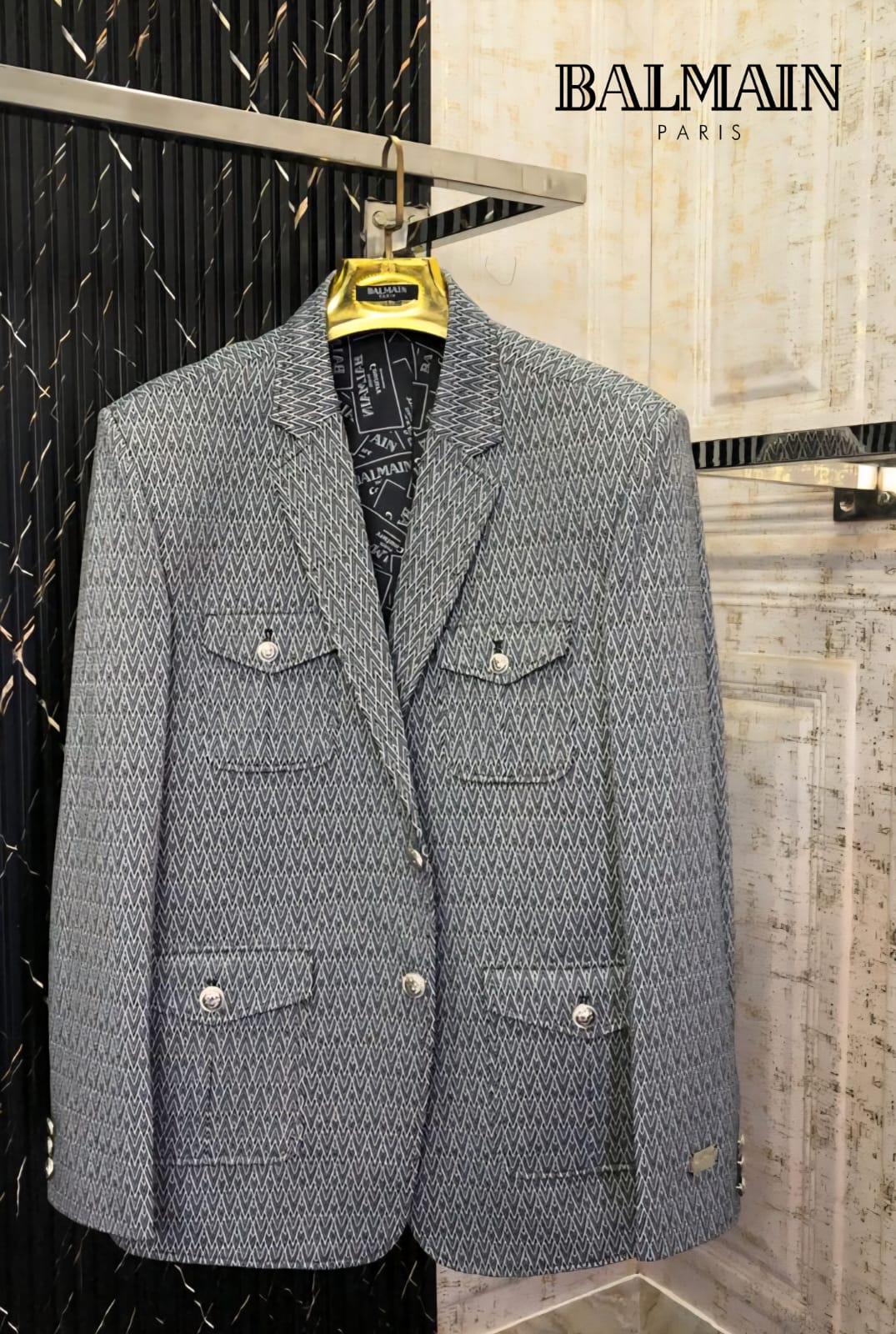 FIRST COPY BALMAIN 4POCKET BLAZER - Image 6