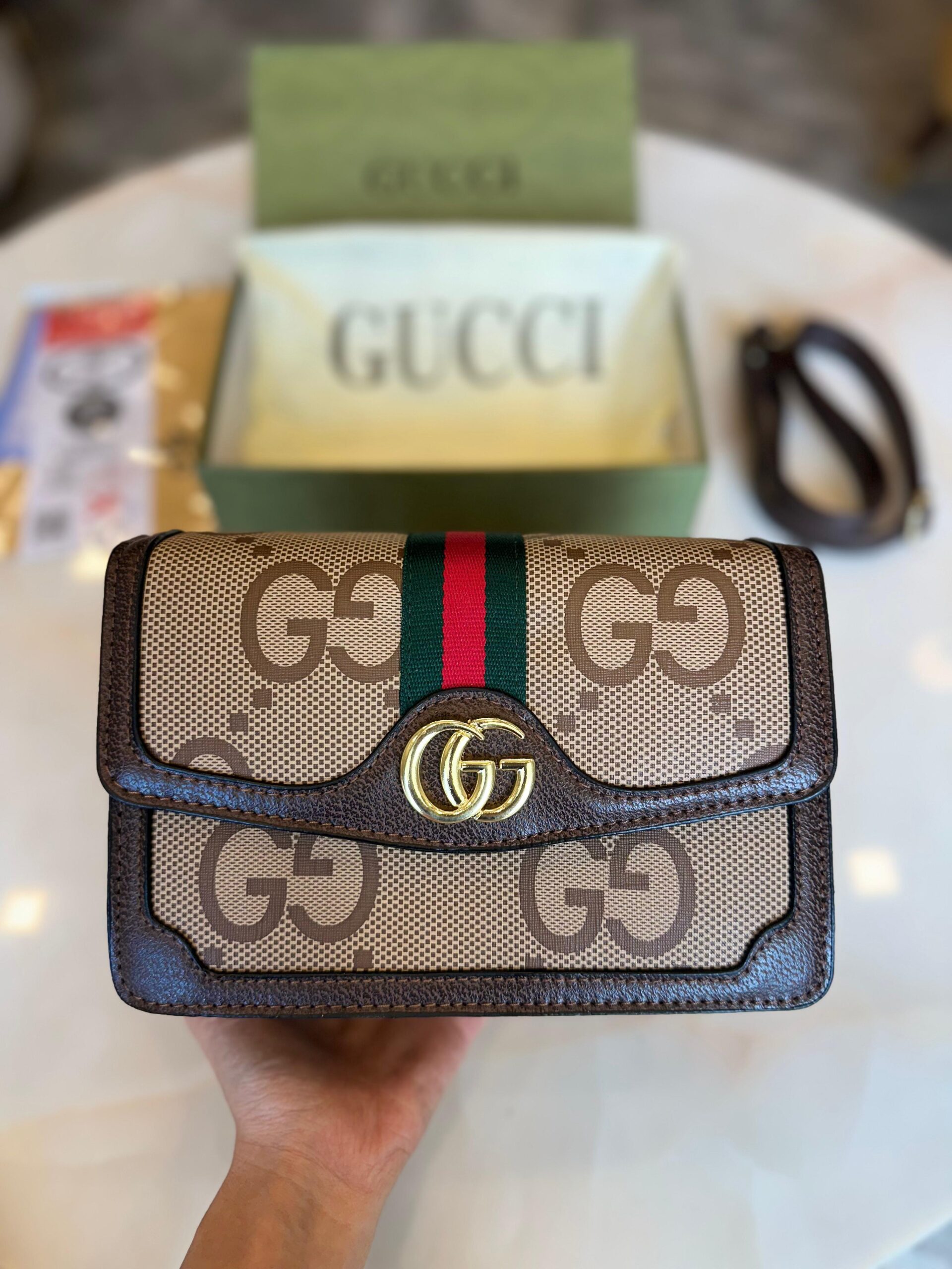 FIRST COPY GUCCI OPHIDIA MINI BAG - Image 5