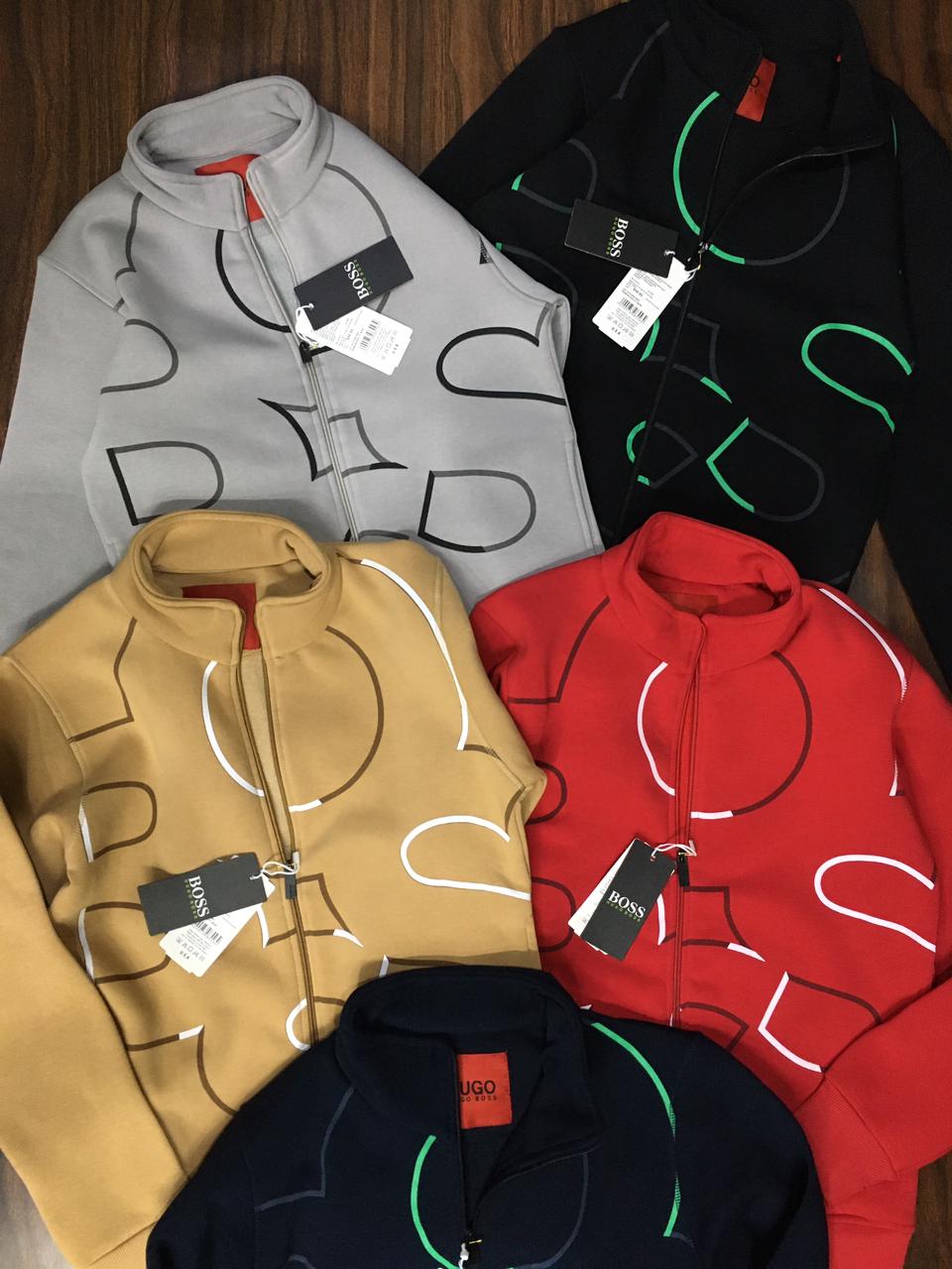 FIRST COPY HUGO BOSS ZIPPER SWEATSHIRT