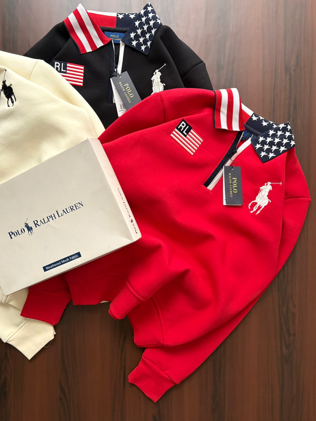 FIRST COPY RALPH LAUREN COLLAR SWEATSHIRT - Image 6