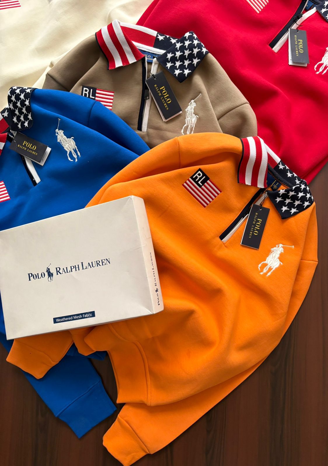 FIRST COPY RALPH LAUREN COLLAR SWEATSHIRT - Image 5