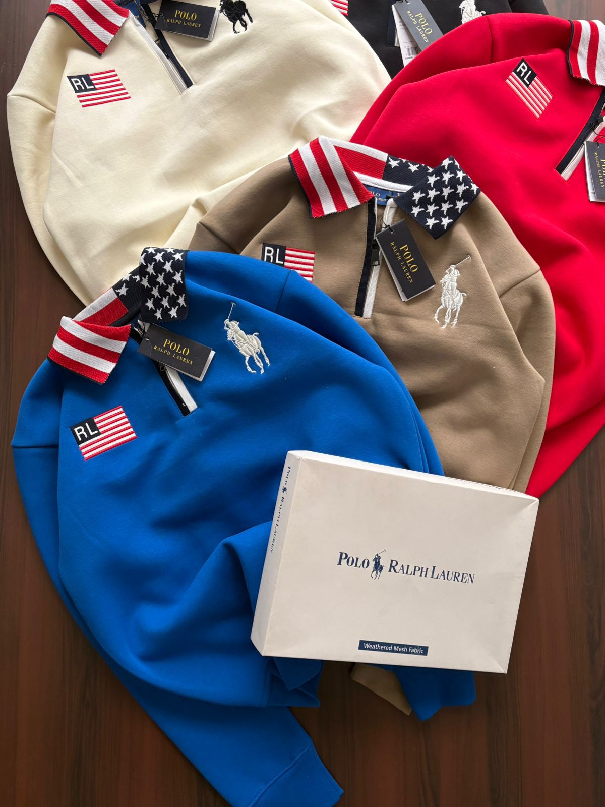 FIRST COPY RALPH LAUREN COLLAR SWEATSHIRT - Image 7