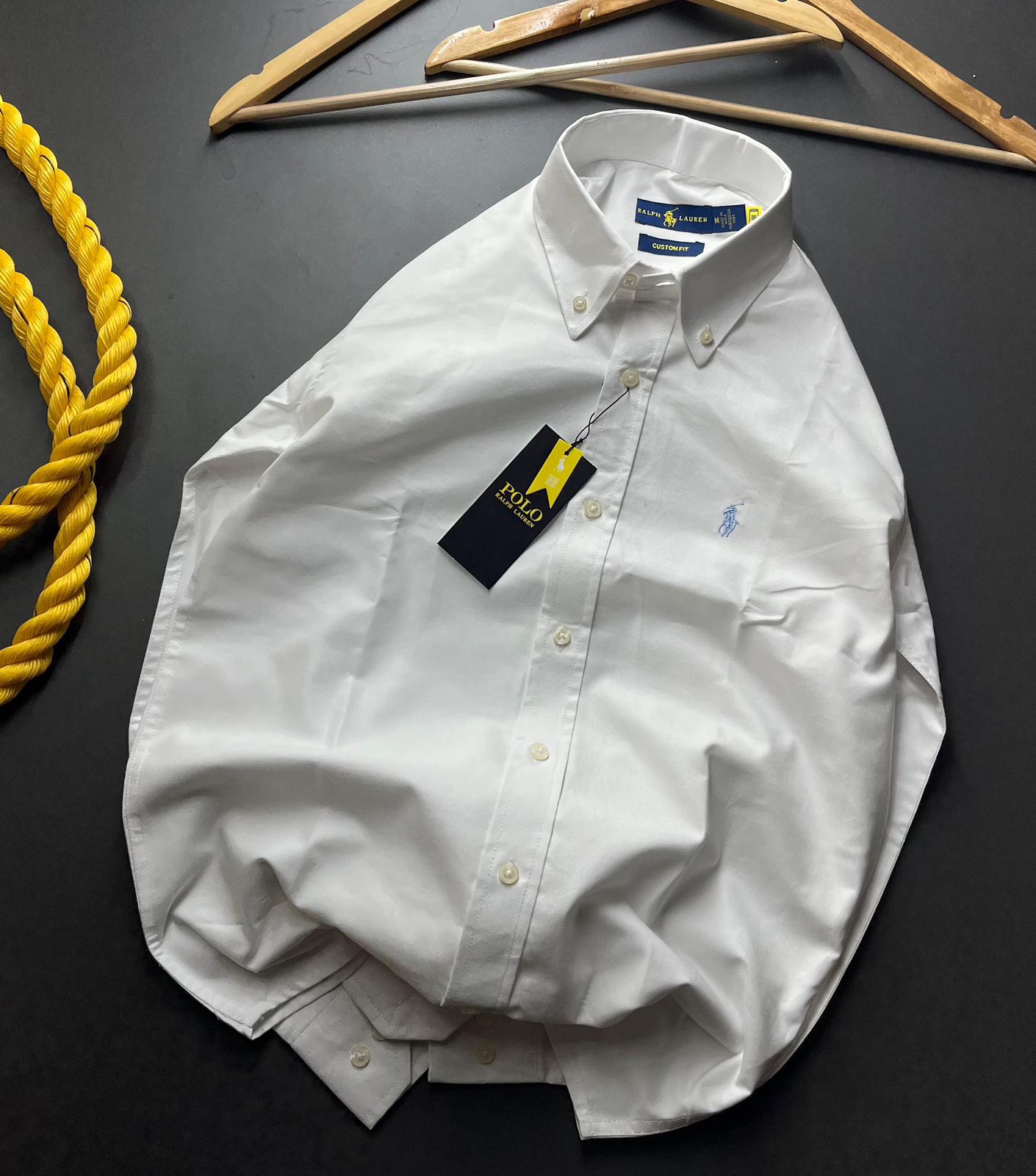 FIRST COPY RALPH LAUREN PLAIN SHIRT - Image 8