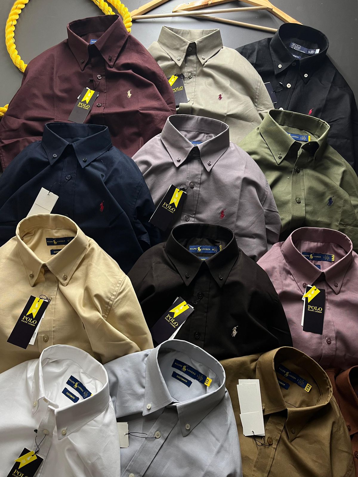 FIRST COPY RALPH LAUREN PLAIN SHIRT