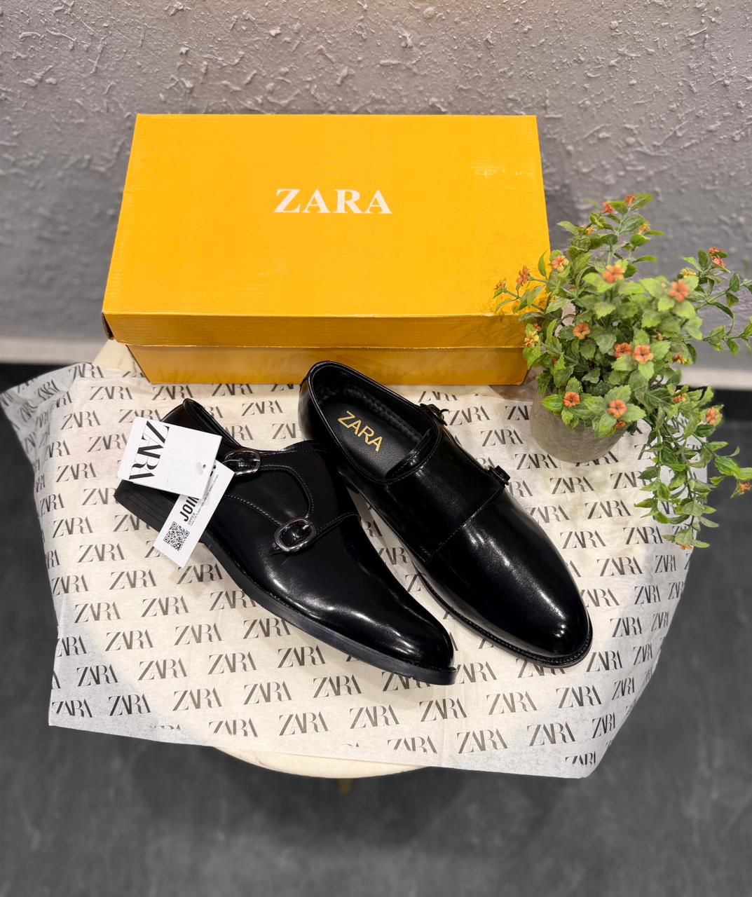 FIRST COPY ZARA MONK STRAP FORMAL SHOES - Image 7