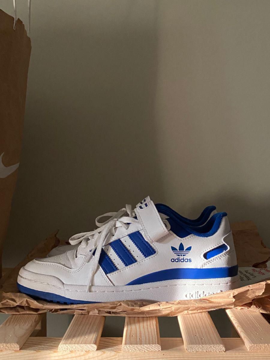 FIRST COPY ADIDAS FORUM 84 WHITE BLUE - Image 4