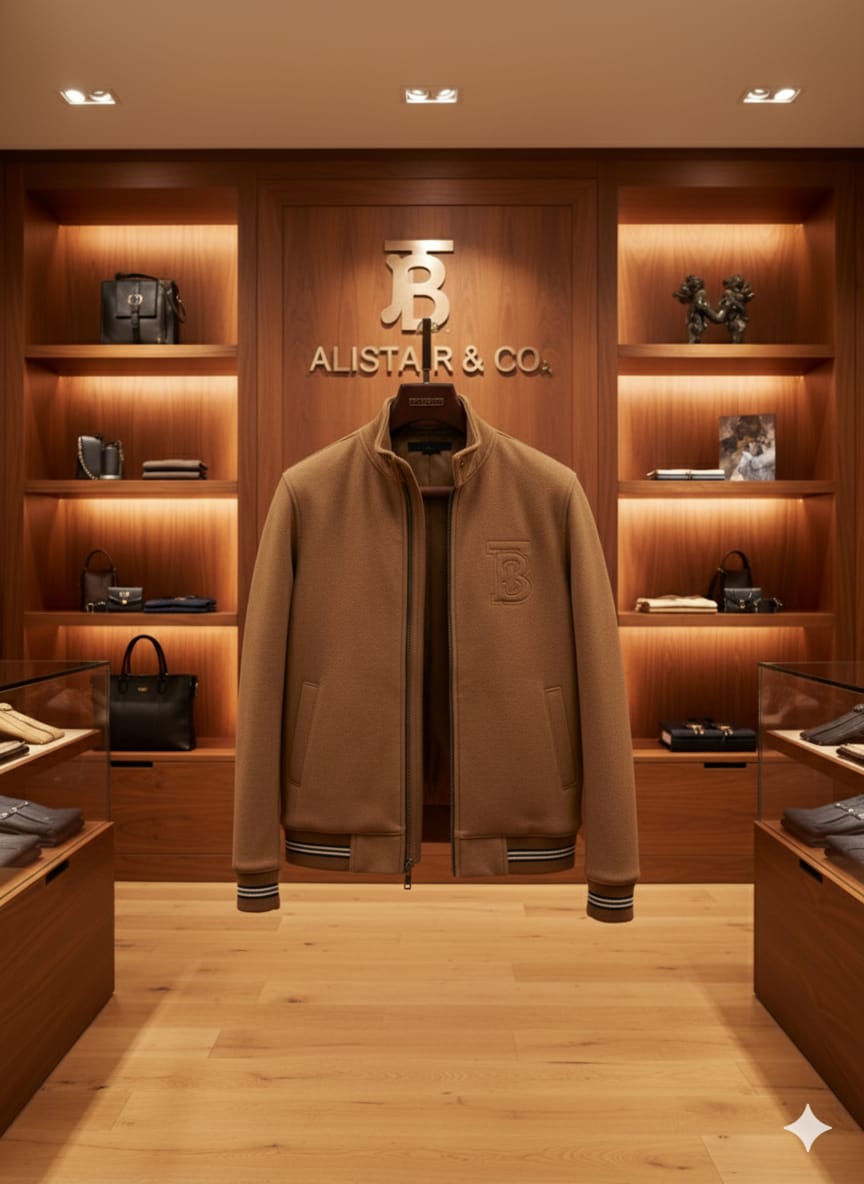 First Copy Burberry Tweed Jacket