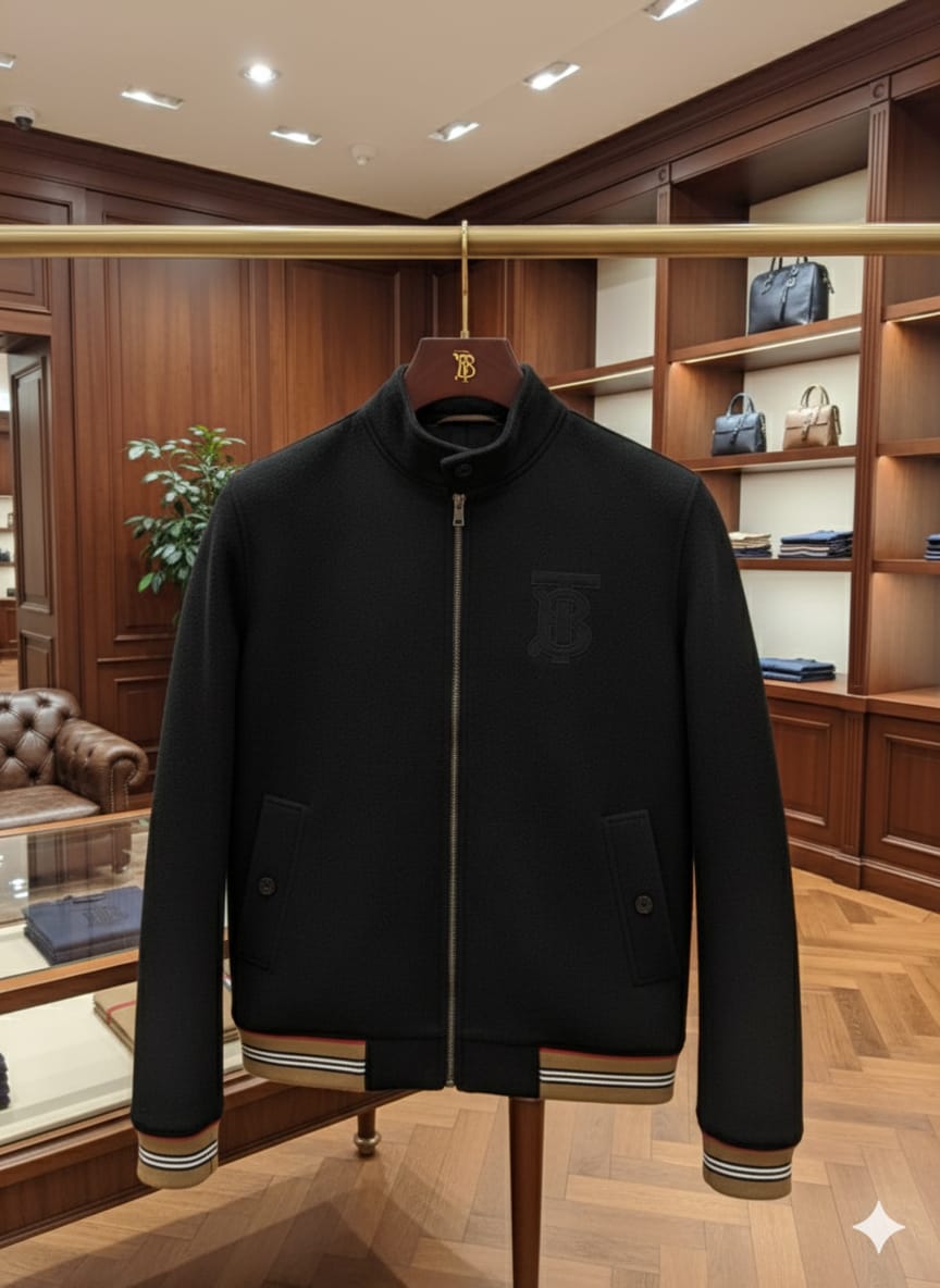 First Copy Burberry Tweed Jacket - Image 3