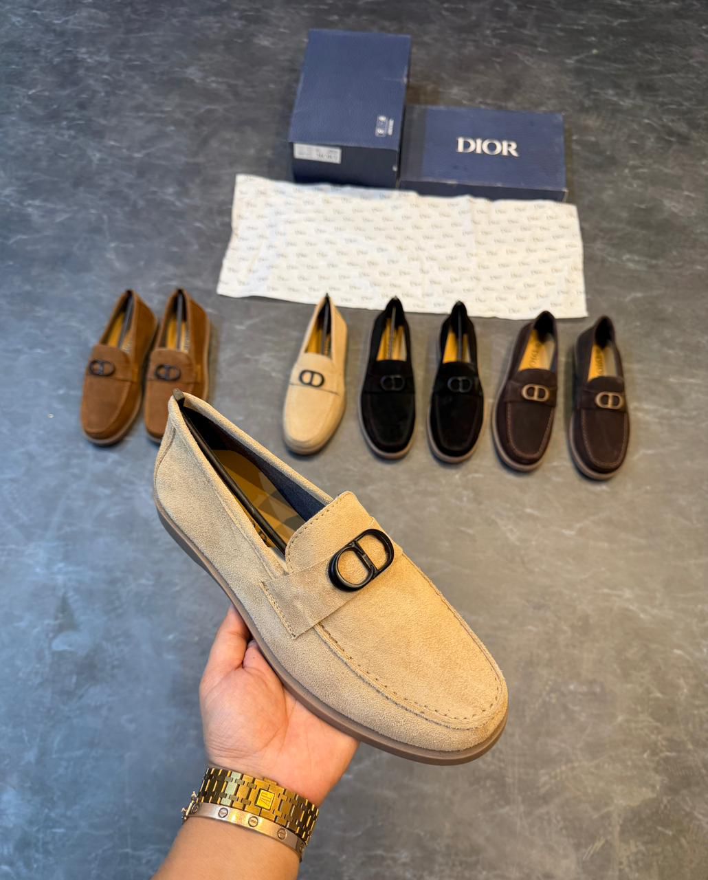 First Copy Dior Leather Loafer - Image 8