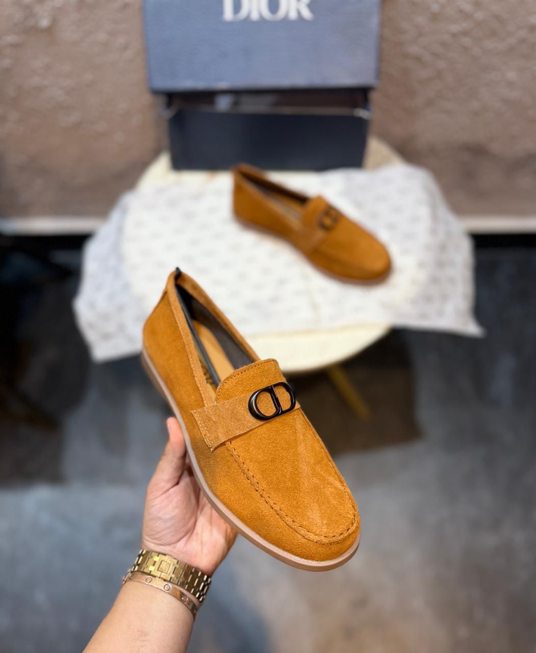 First Copy Dior Leather Loafer - Image 10