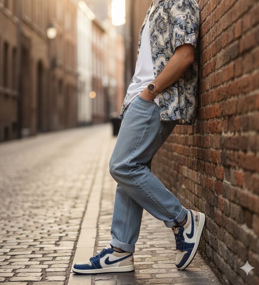 First Copy Air Jordans Retro 1 Low x Stussy Sneakers - Image 5