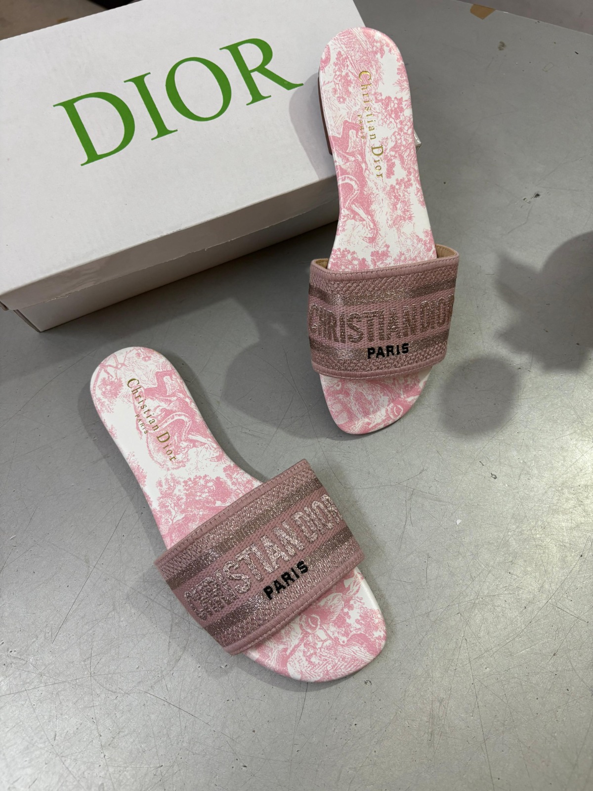 First Copy Christian Dior Dway Flats - Image 7