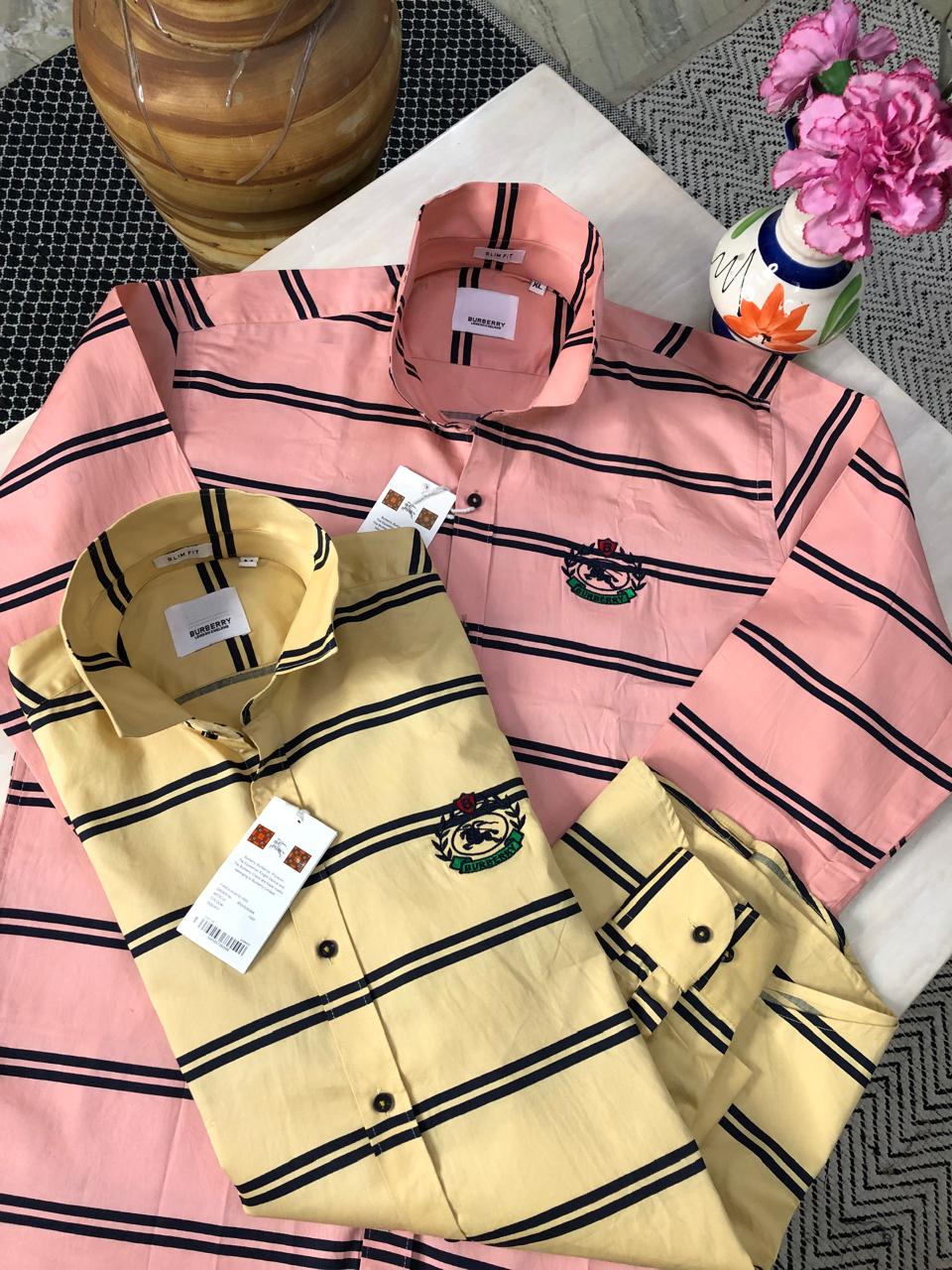 First Copy Burberry Cotton Shirt - Image 11