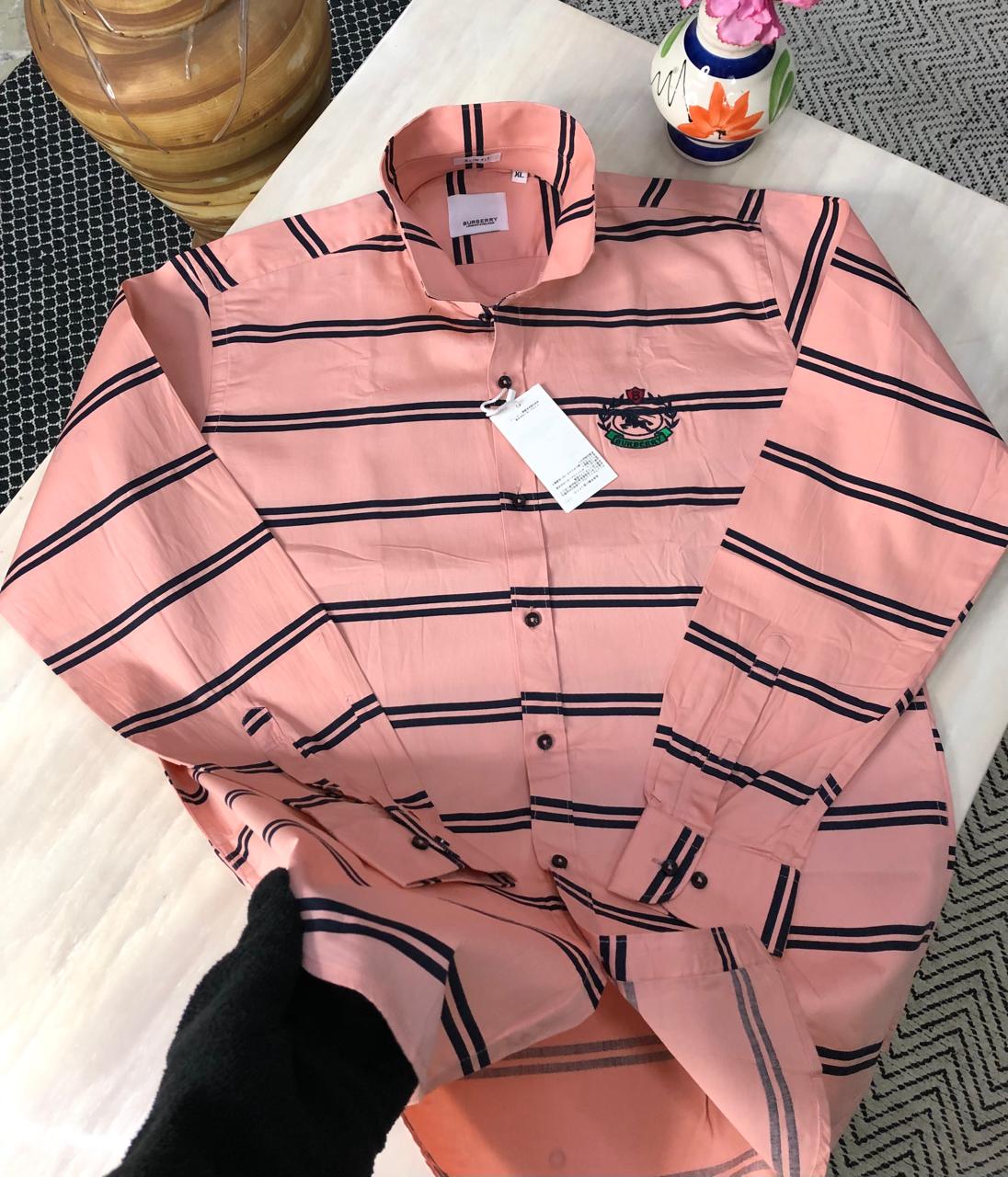 First Copy Burberry Cotton Shirt - Image 8