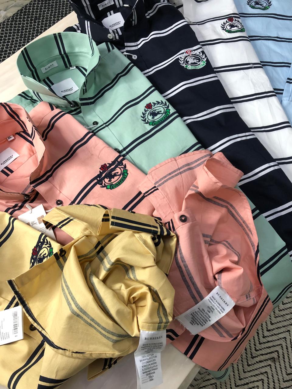 First Copy Burberry Cotton Shirt - Image 12