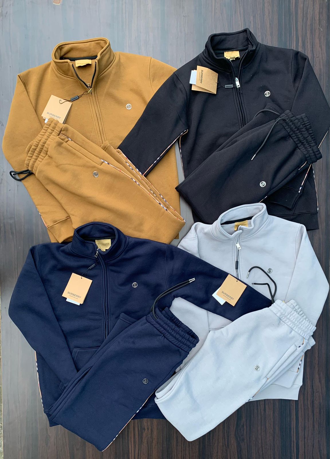 First Copy Burberry Zipper Tracksuit