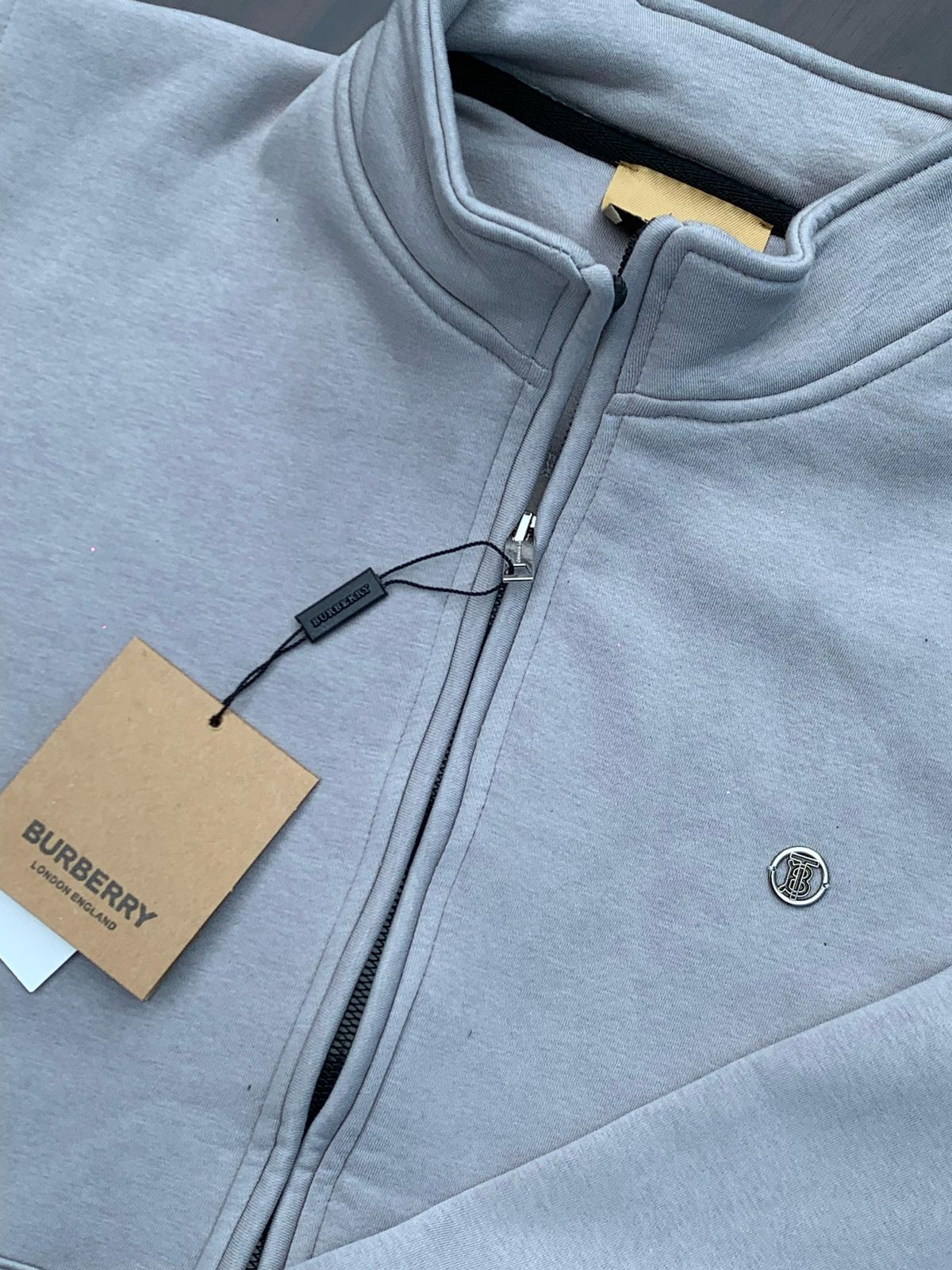 First Copy Burberry Zipper Tracksuit - Image 8