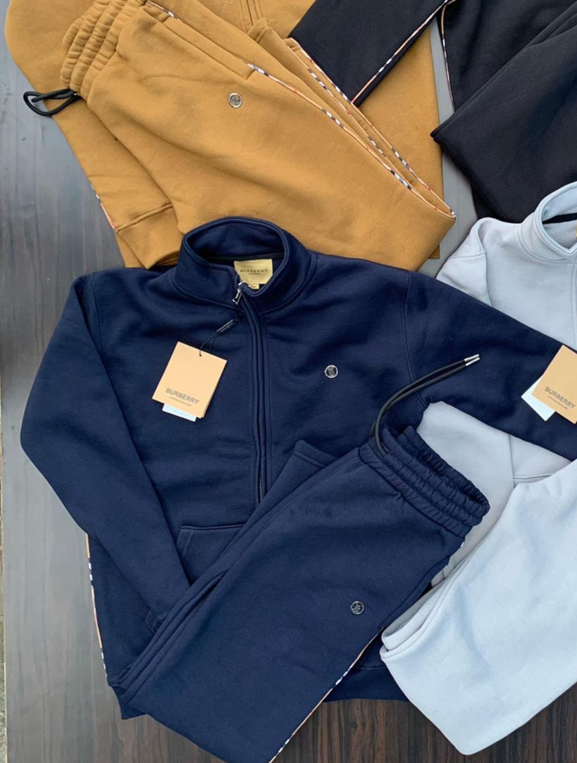 First Copy Burberry Zipper Tracksuit - Image 7