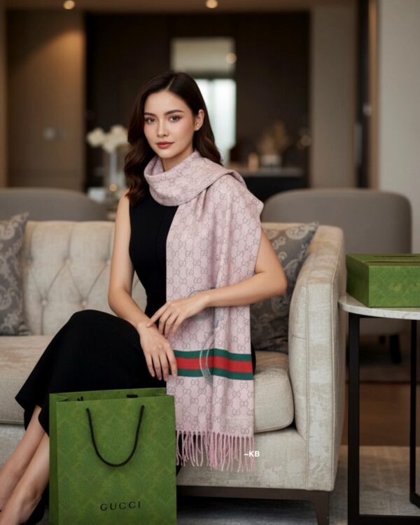 First Copy Gucci GG Initial Scarf - Image 3