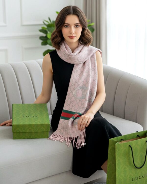 First Copy Gucci GG Initial Scarf - Image 4