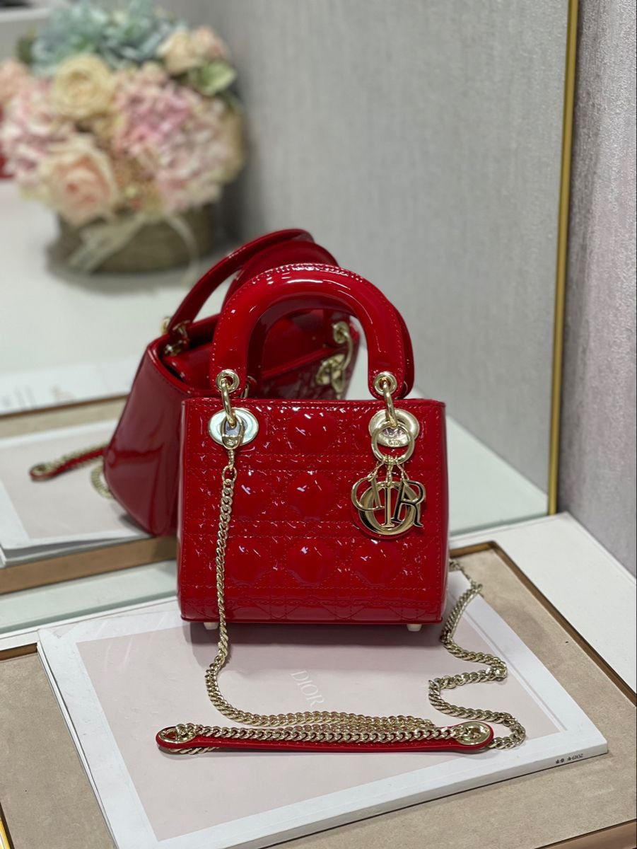 First Copy Lady Dior Glossy Bag - Image 7