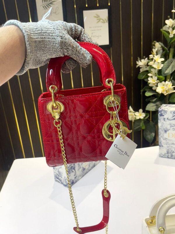 First Copy Lady Dior Glossy Bag - Image 6