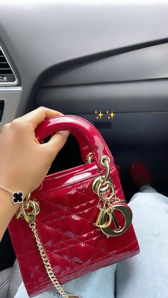 First Copy Lady Dior Glossy Bag - Image 8