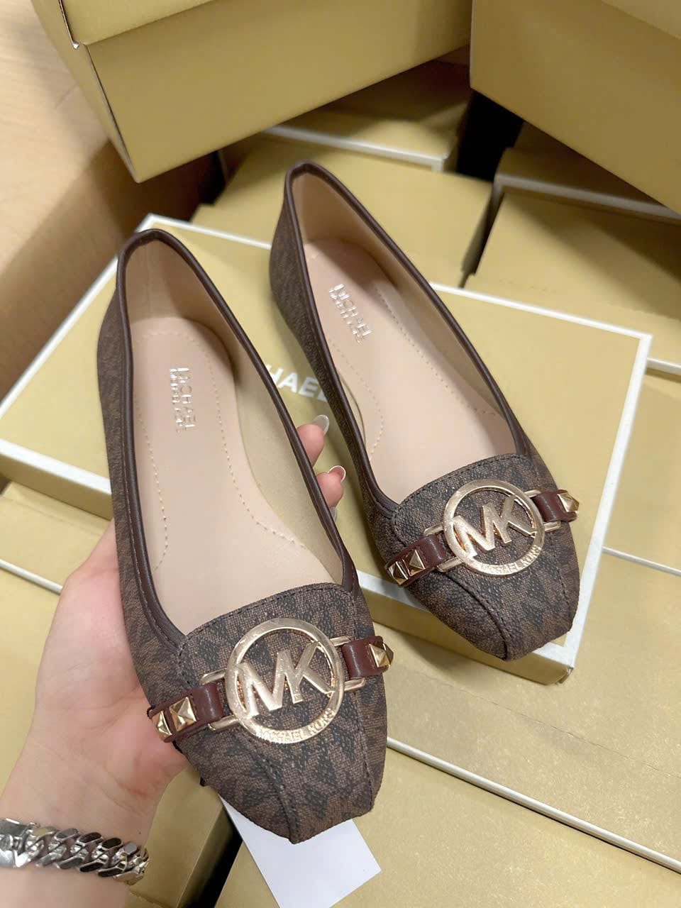 Michael Kors Black Ballerina Flats - Image 6