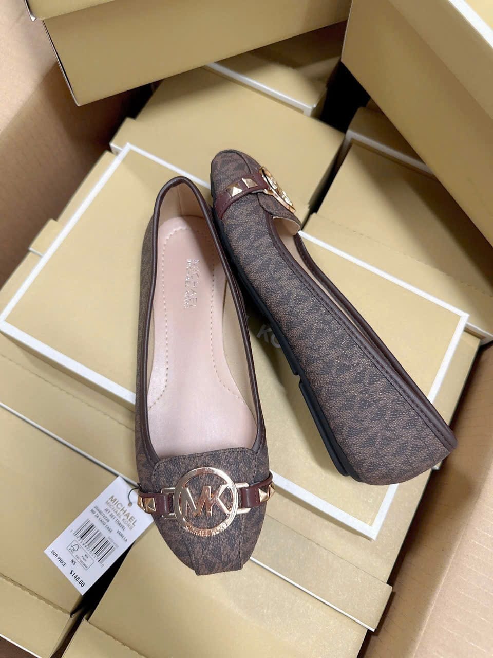 Michael Kors Black Ballerina Flats - Image 2