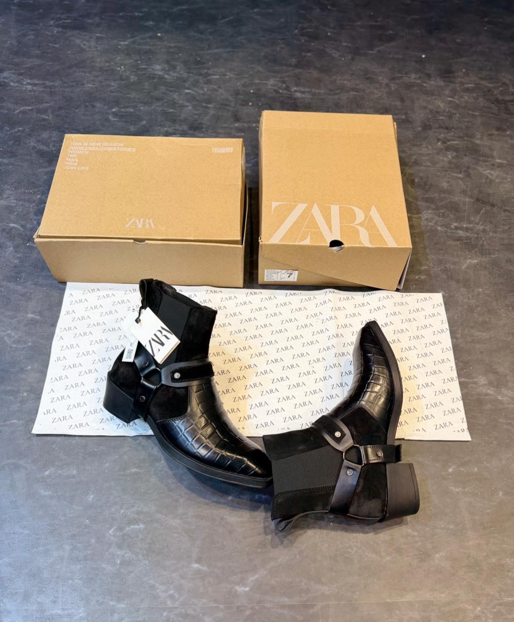 First Copy Zara Cowboy Boots - Image 5