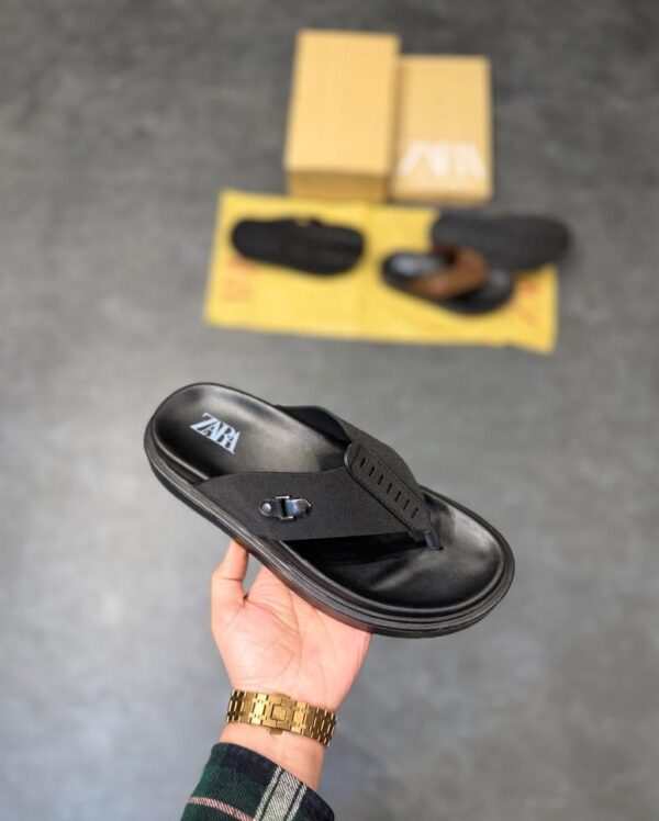 First Copy Zara Leather Slippers - Image 2