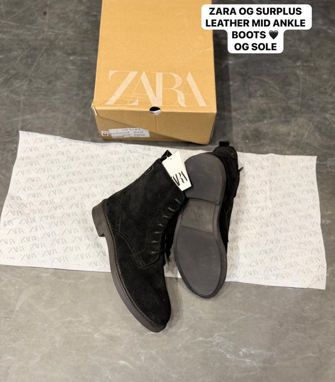 First Copy Zara Suede Zippy Boots - Image 9