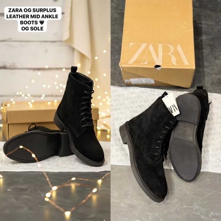 First Copy Zara Suede Zippy Boots - Image 7