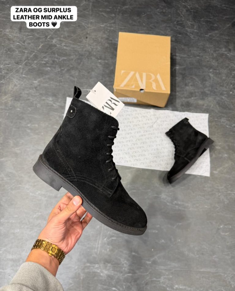 First Copy Zara Suede Zippy Boots - Image 3