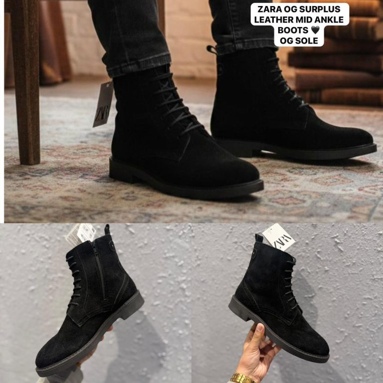 First Copy Zara Suede Zippy Boots - Image 2