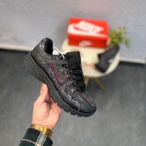 Nike P-6000 Black Maroon Trainers