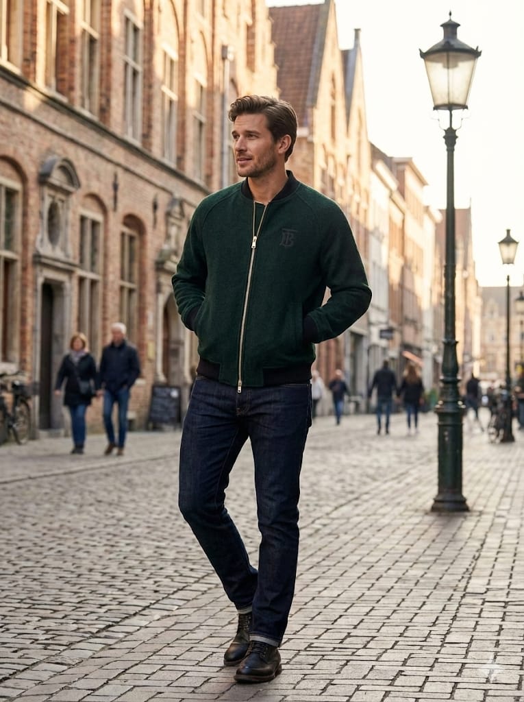 First Copy Burberry Zipper Jacket - Image 7