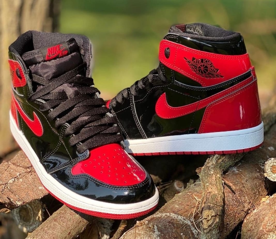 First Copy Air Jordan Retro 1 Patent red - Image 2