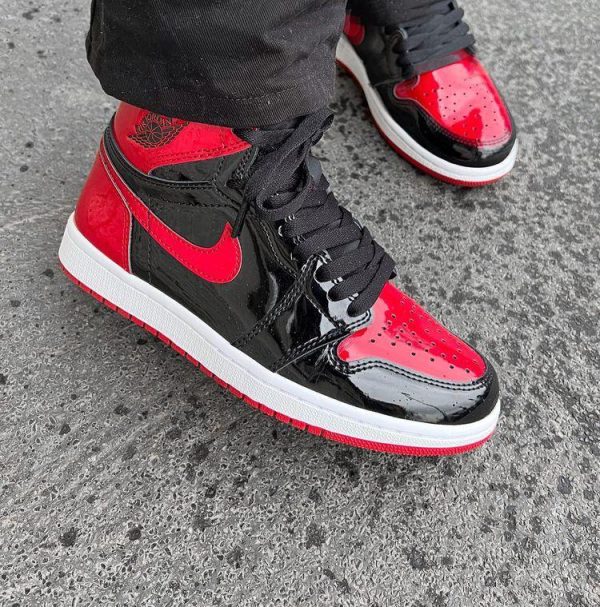 First Copy Air Jordan Retro 1 Patent red - Image 3