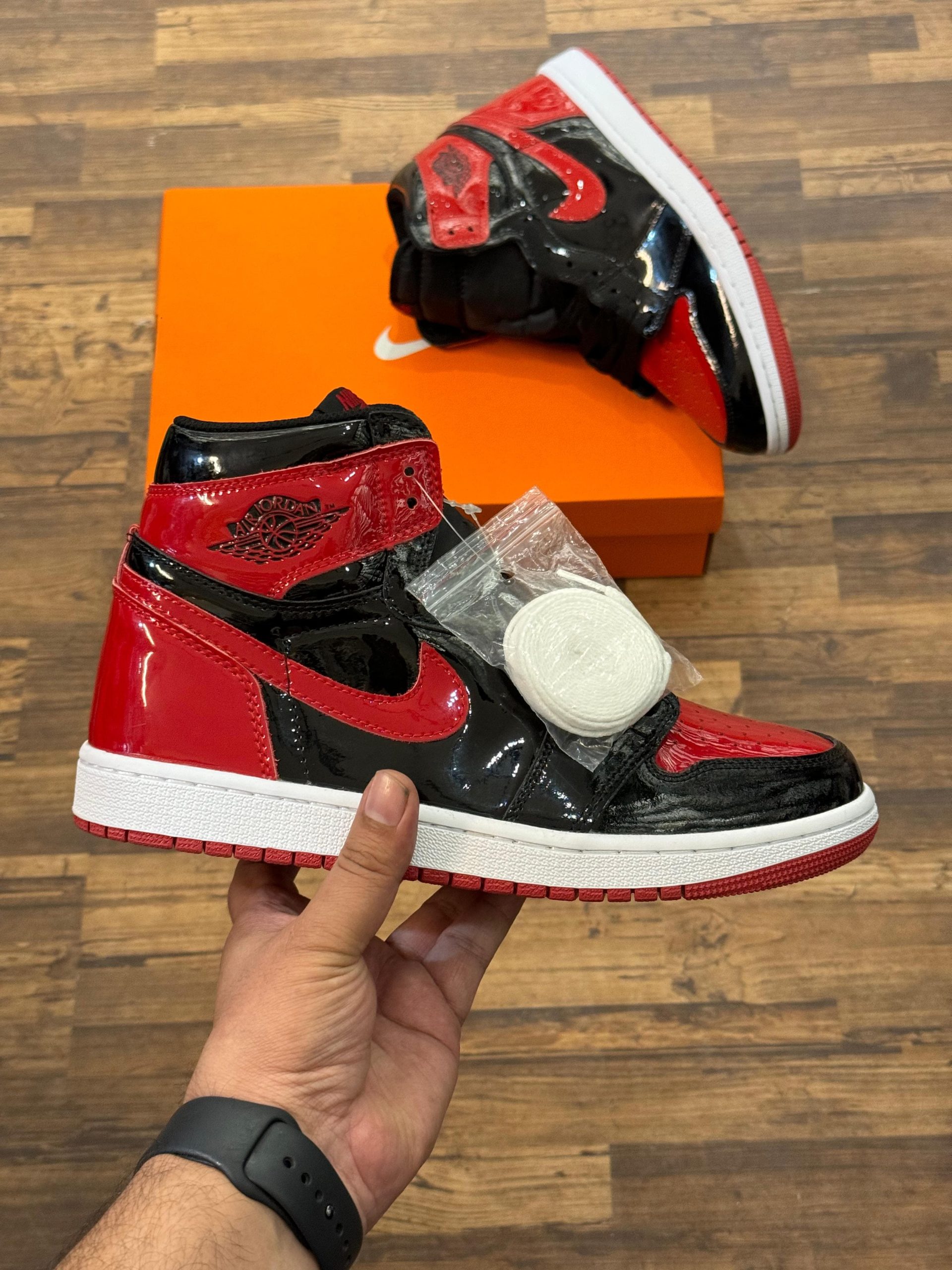 First Copy Air Jordan Retro 1 Patent red