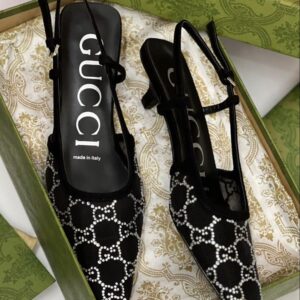 First Copy Gucci GG Crystal Pump