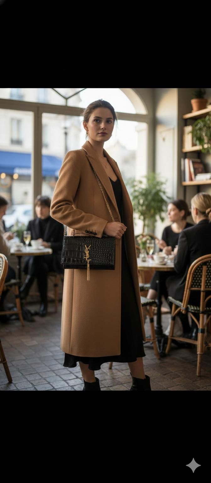 First Copy YSL Kate Black Handbag - Image 3