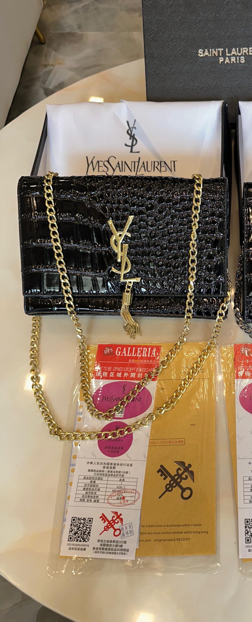 First Copy YSL Kate Black Handbag - Image 4