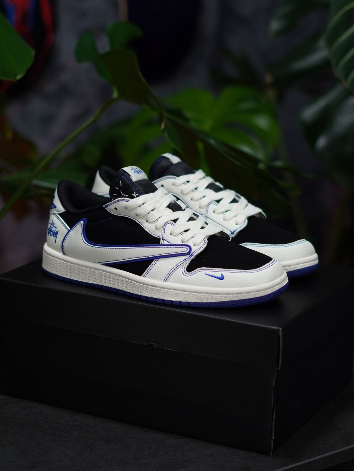First Copy AJ1 Low Travis x Stussy - Image 9