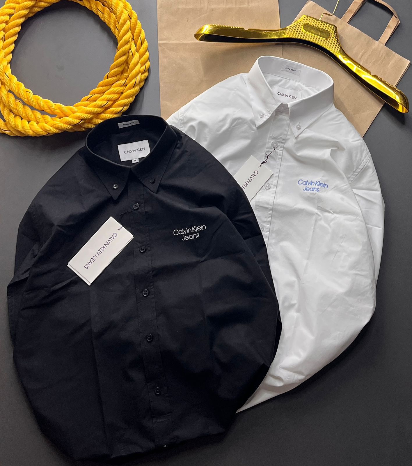 First Copy Calvin Klein Plain Shirt - Image 3