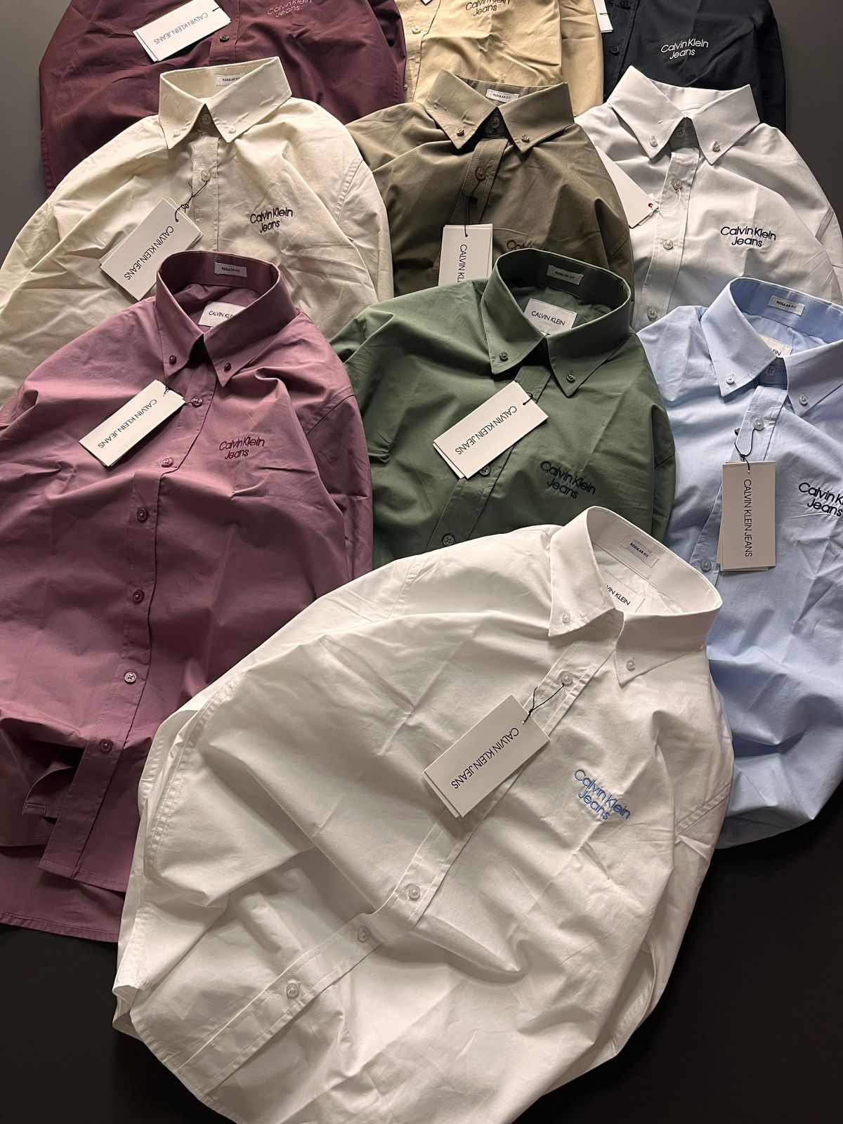 First Copy Calvin Klein Plain Shirt - Image 7